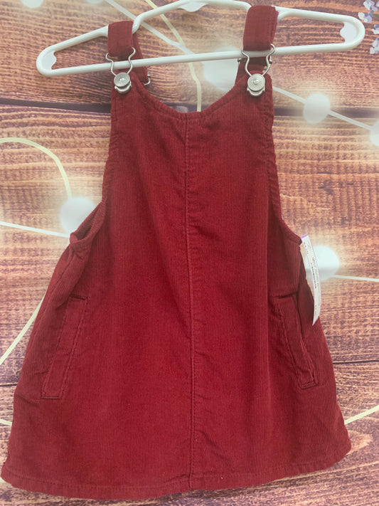 Girls overall dress sz 2t