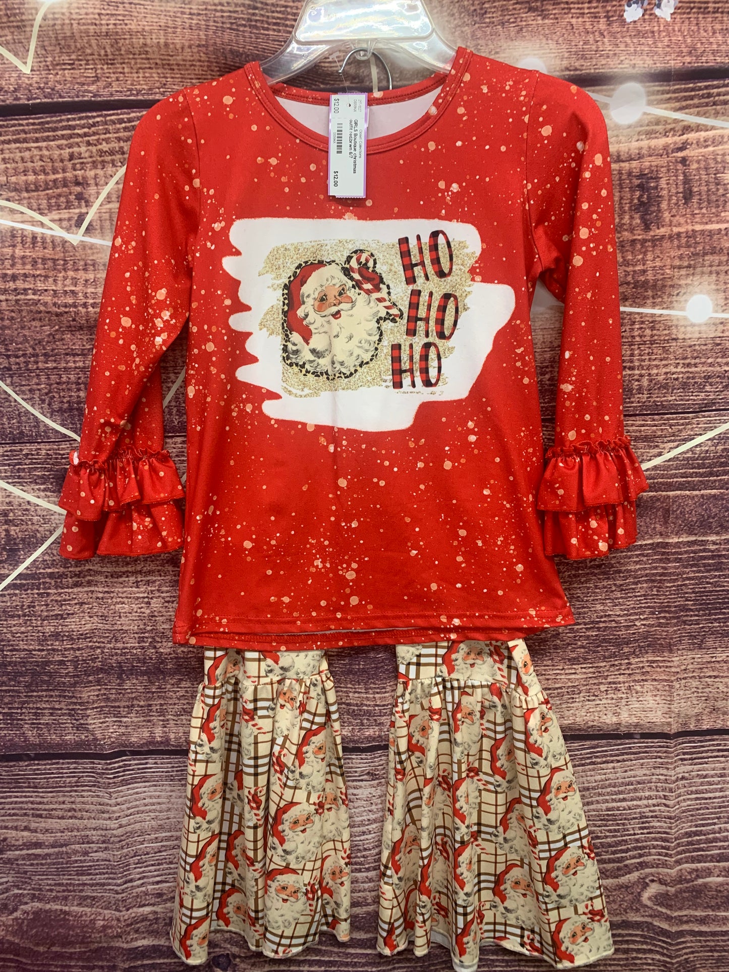 Girls 2 piece Christmas sz 6/7