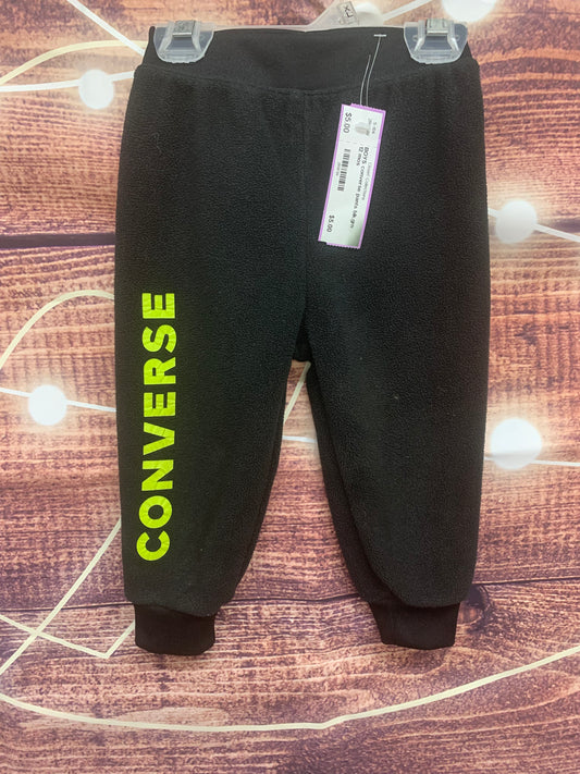 Boys converse sweatpants sz 12 months