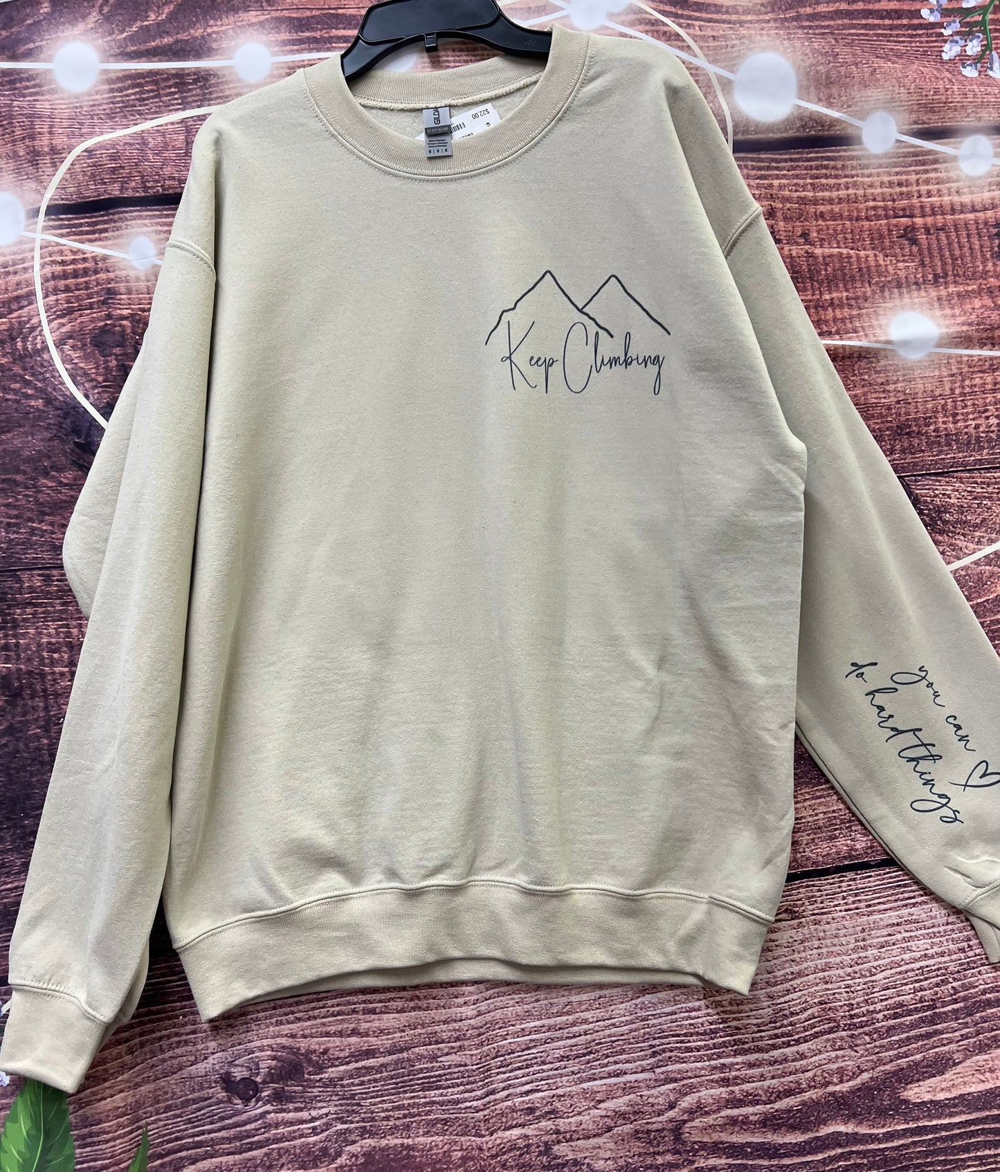 Boutique keep climbing sweater