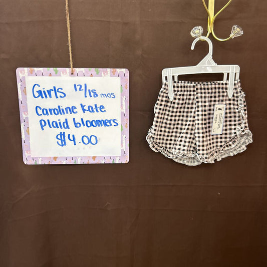 plaid bloomers