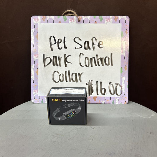 safe dog bark control collar