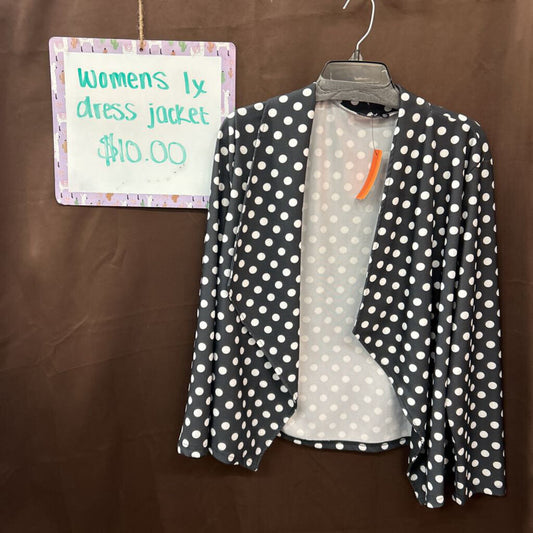 polka dot dress jacket