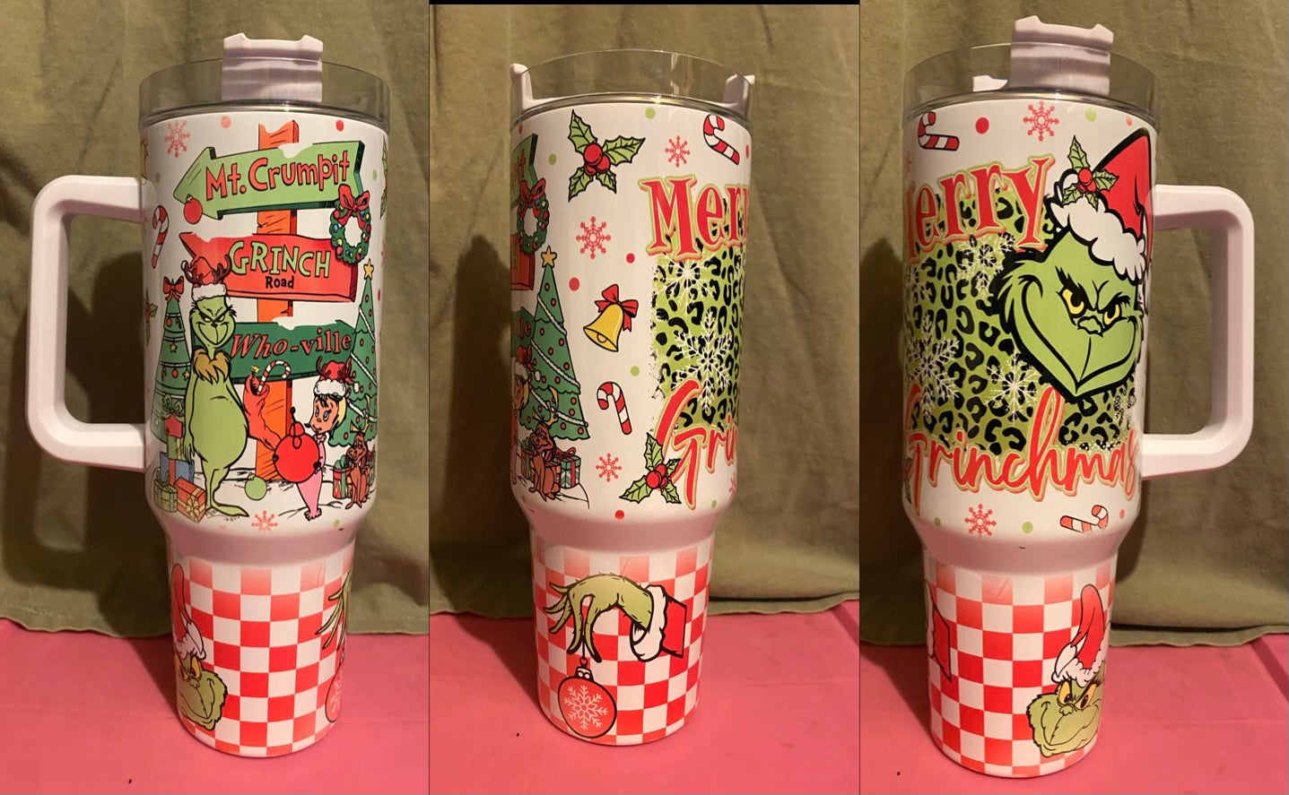 Grinch tumbler