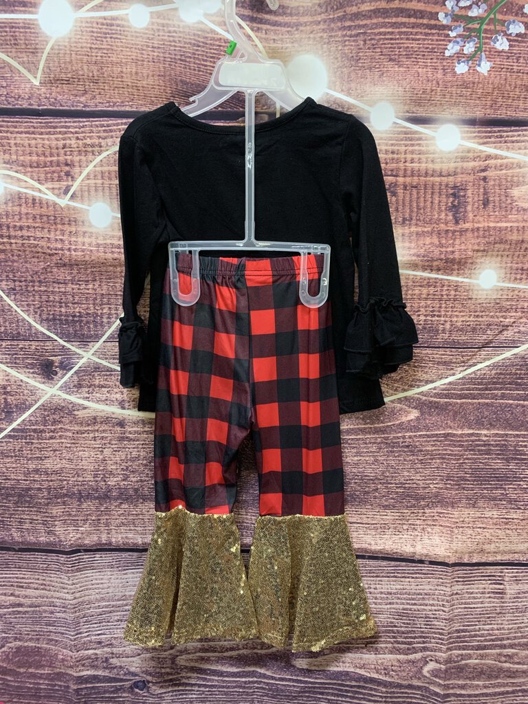 Pig Plaid Set